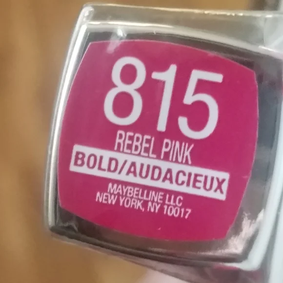 NWT Maybelline COLORsensational LIPSTICK N°815 REBEL PINK! - Picture 5 of 16